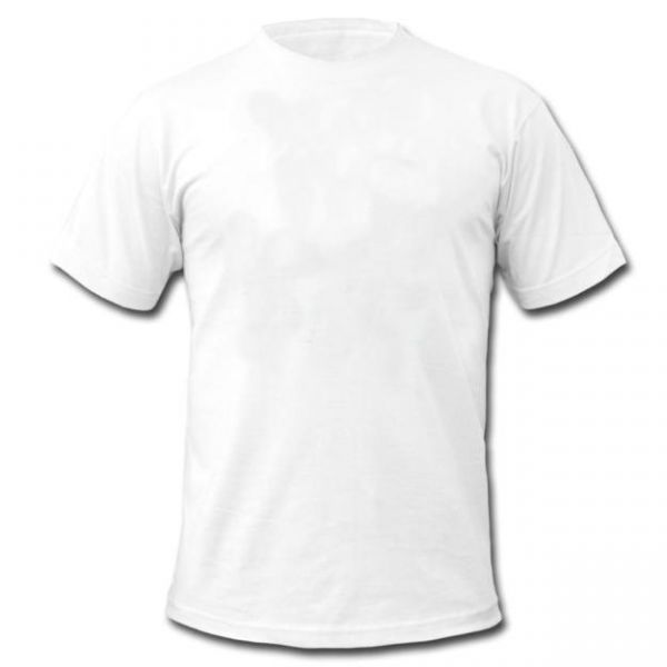 CAMISETA BRANCA 100% POLIÉSTER PARA SUBLIMAÇÃO