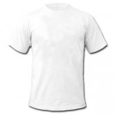 CAMISETA BRANCA 100% POLIÉSTER PARA SUBLIMAÇÃO