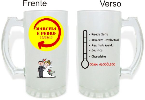CANECAS DE CHOPP JATEADA 500ml UN